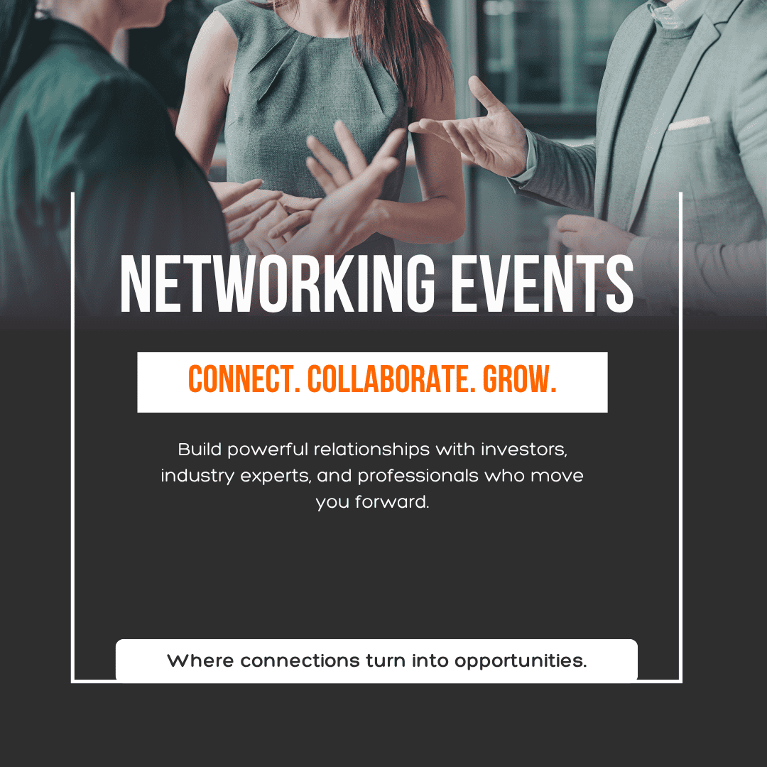 Engage with investors and real estate professionals at industry events for smarter investments.